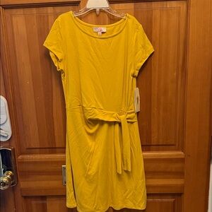 GB Girls Mustard Mini Dress